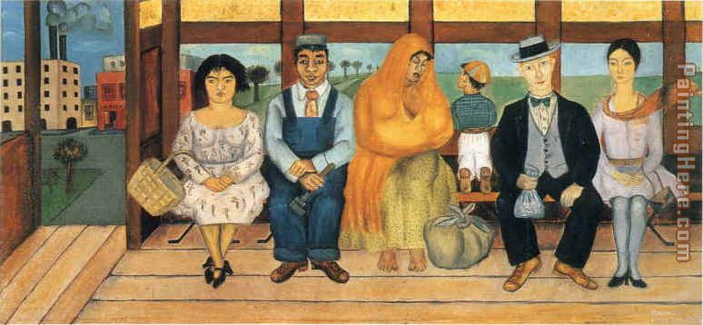The Bus painting - Frida Kahlo The Bus art painting